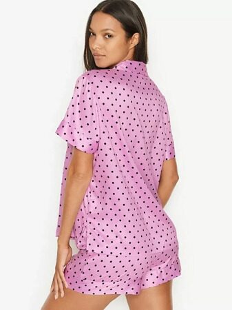 Сатиновая пижама с шортами Victoria's Secret